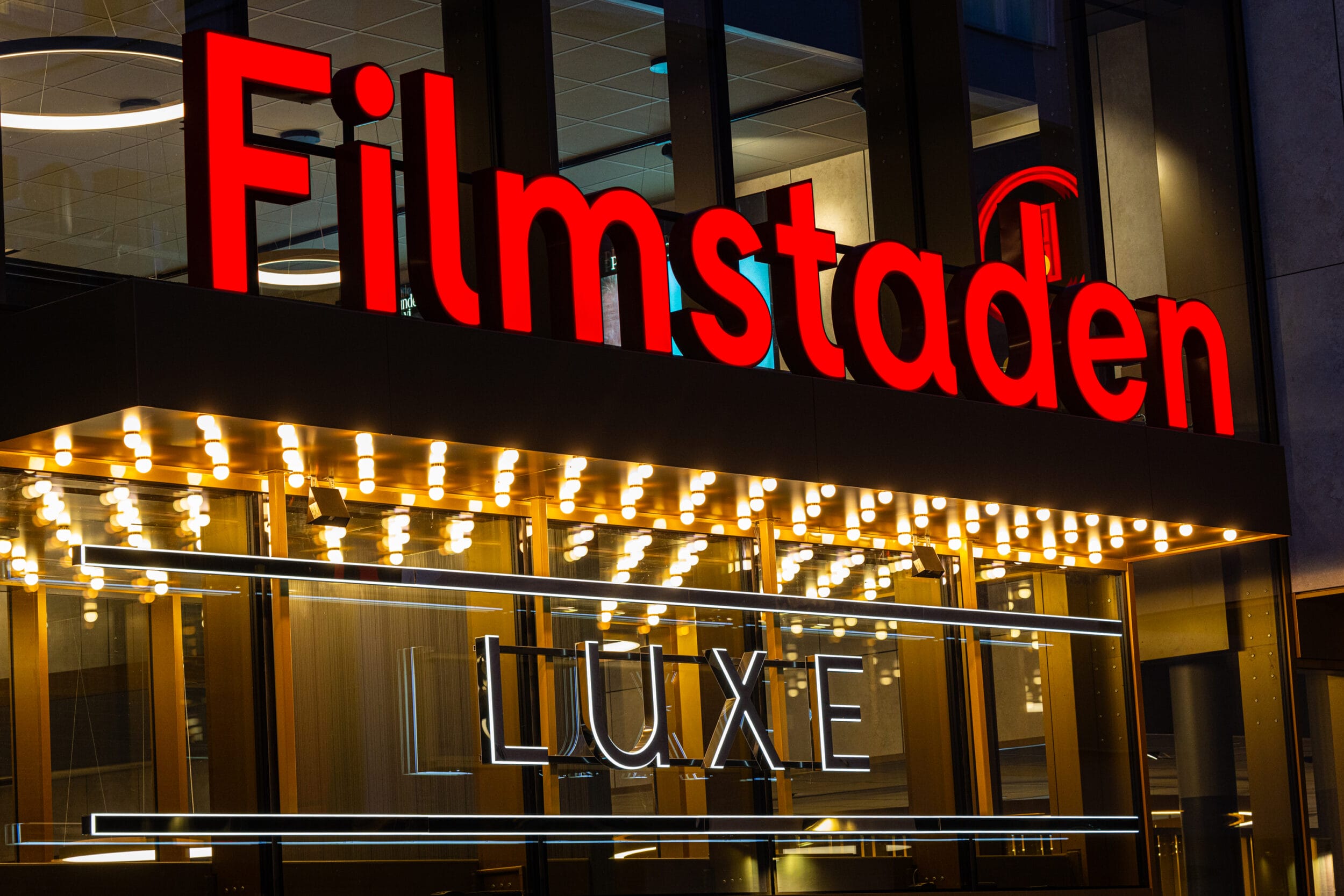 Kreativ Teknik Filmstaden Luxe Uppsala bio belysning helvar imax biografbelysning