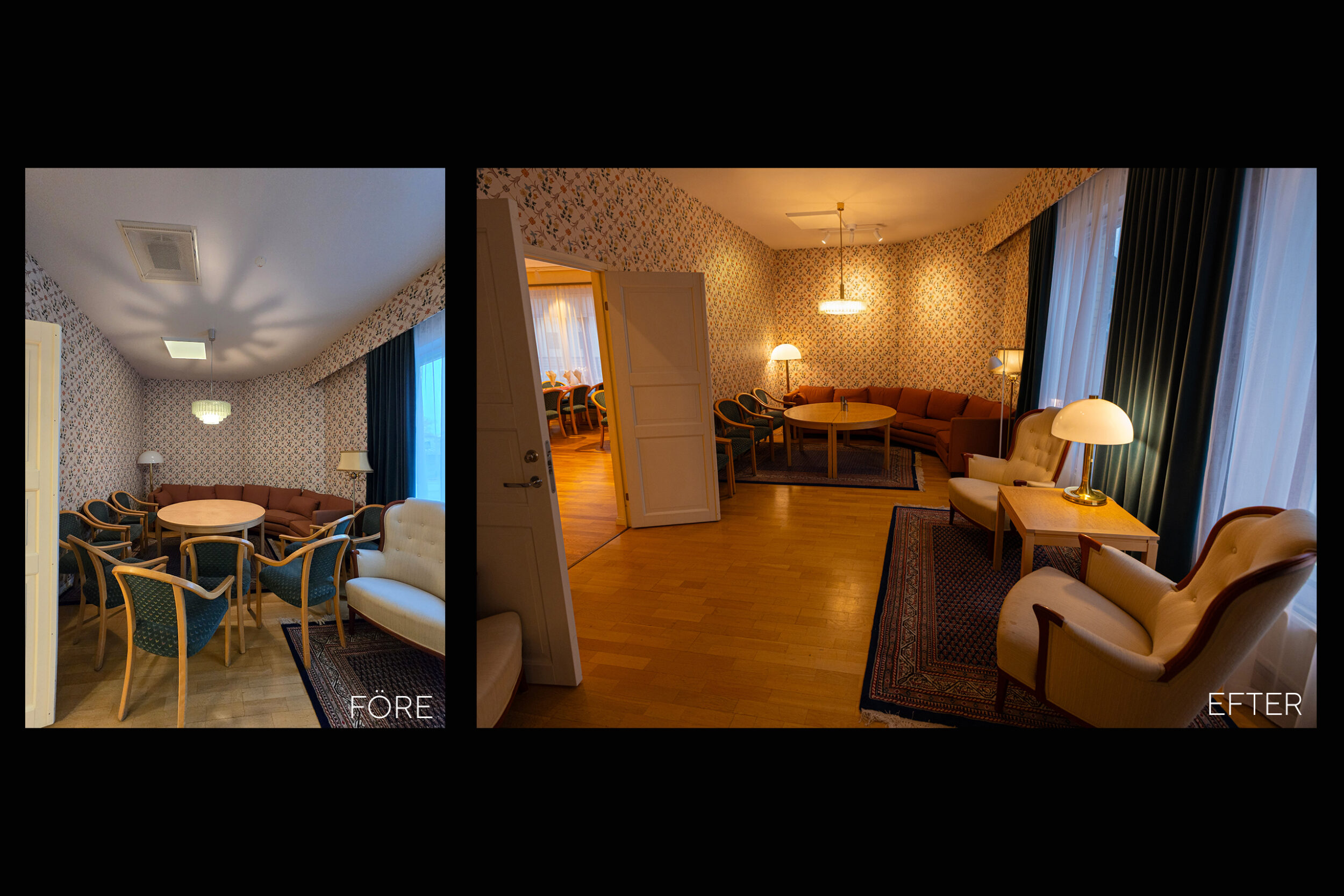 kreativ-teknik-brf-kungsängsliljan-serviceboende-ljussättning-ljusdesign-belysning-restaurang-uppsala-äldreboende