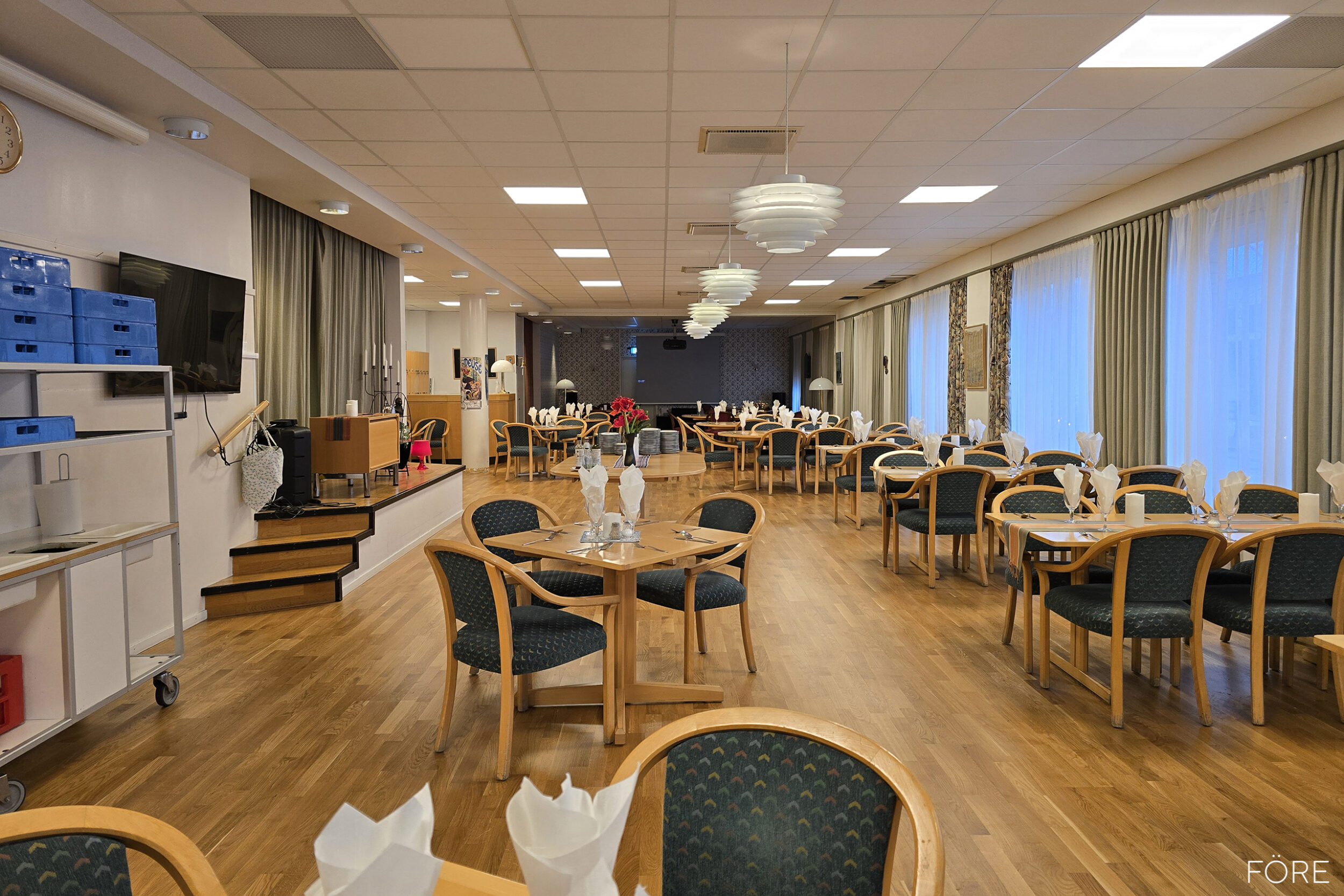 kreativ-teknik-brf-kungsängsliljan-serviceboende-ljussättning-ljusdesign-belysning-restaurang-uppsala-äldreboende